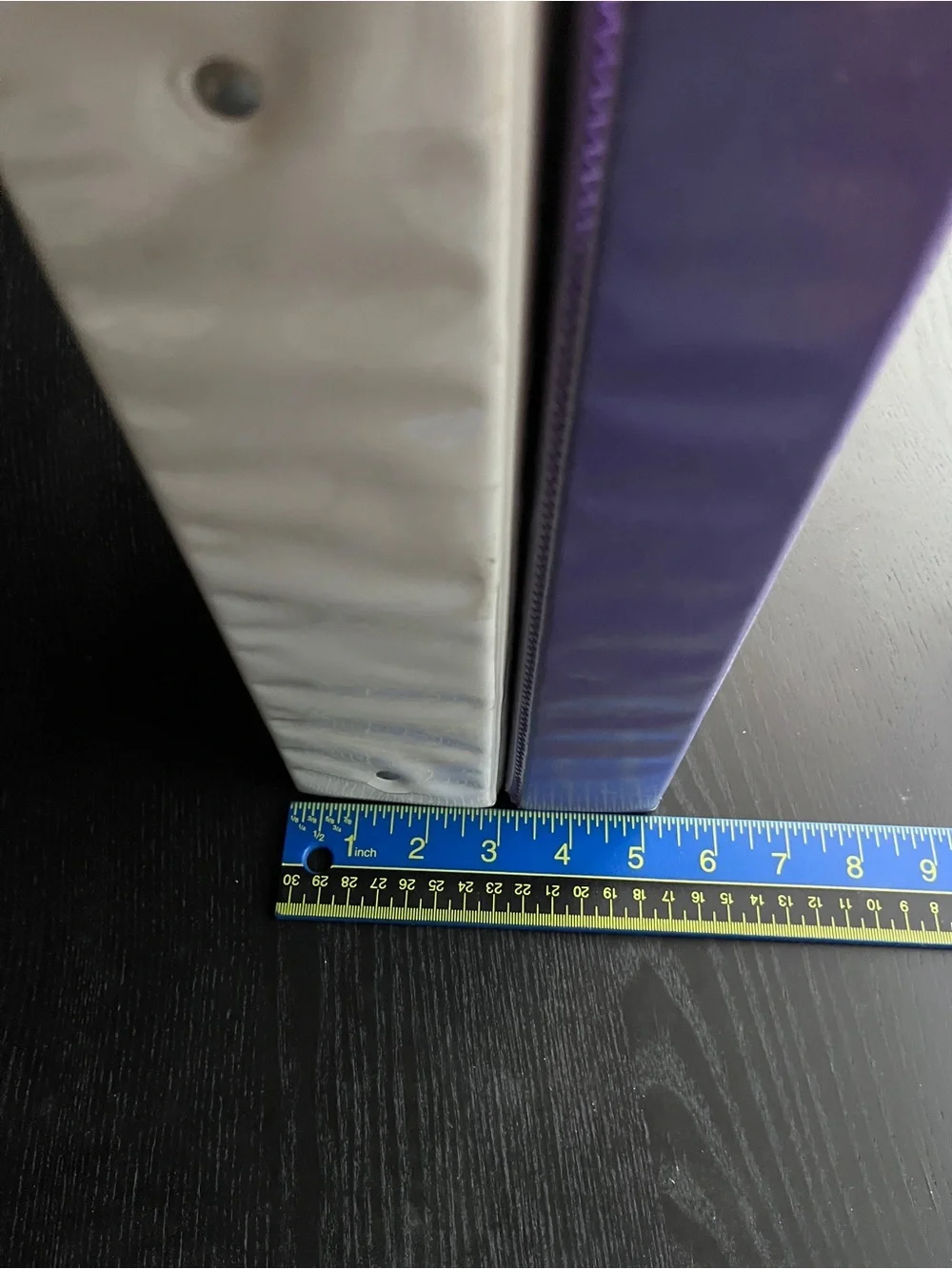 Avery purple white